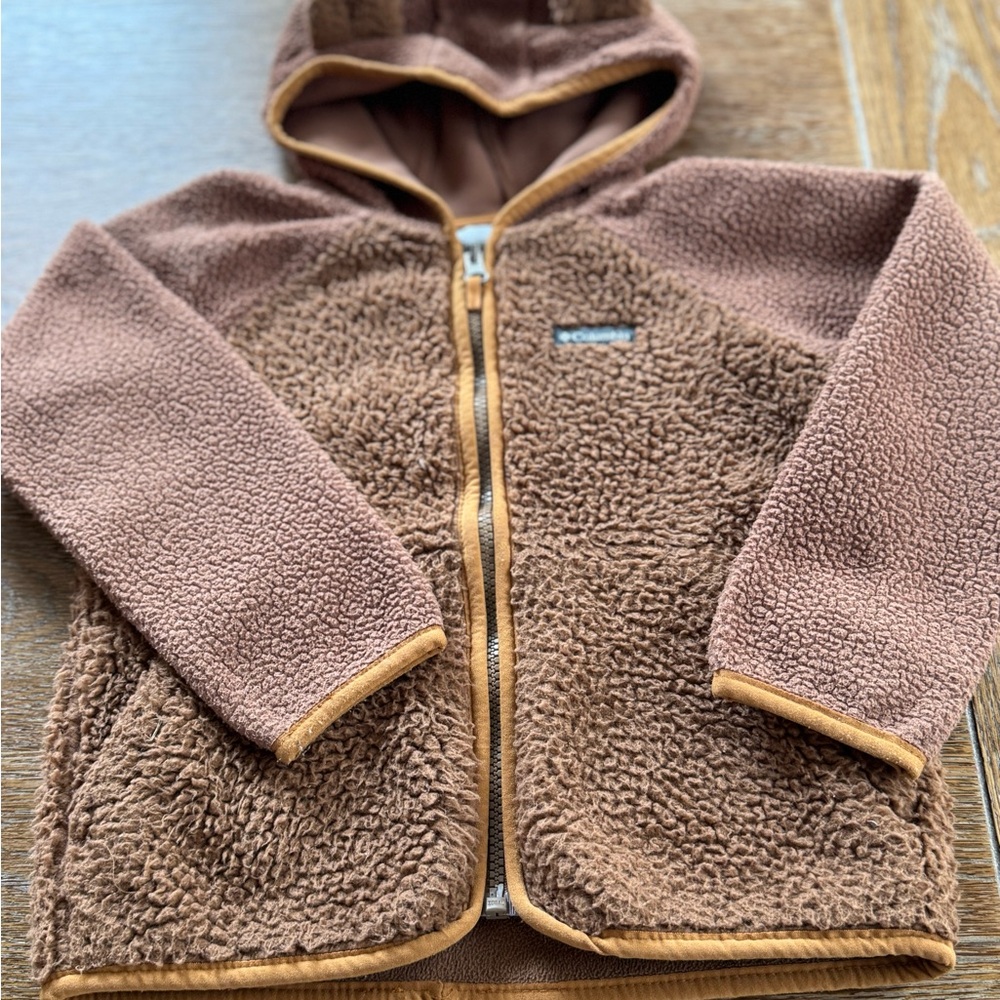 Columbia Tan Sherpa Fleece Jacket